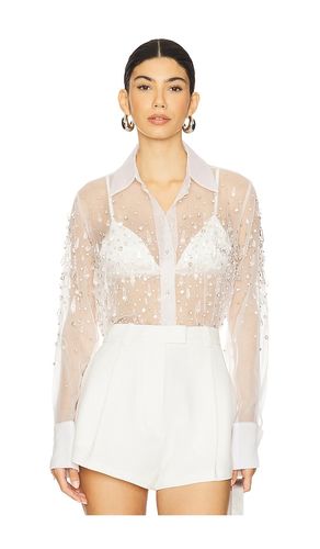 Aubriella Embellished Shirt in . Size S. Also in L - retrofete - Modalova