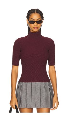 Roselyn Knit Top in Burgundy. - size L (also in M, S, XL, XS) - retrofete - Modalova