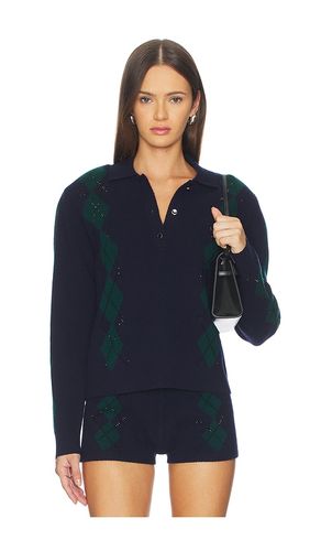 Nicolina Embellished Polo in . Size L. Also in M, S - retrofete - Modalova