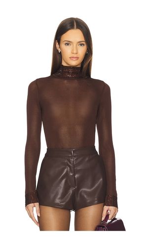 Orly Embellished Top in Brown. - size M (also in XS) - retrofete - Modalova