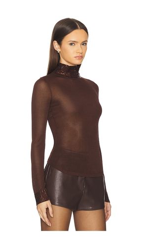 Orly Embellished Top in Brown. - size M (also in XS) - retrofete - Modalova