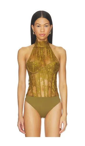 Harriet Lace Bodysuit in . Size XXS. Also in XS, S, M, L, XL - retrofete - Modalova