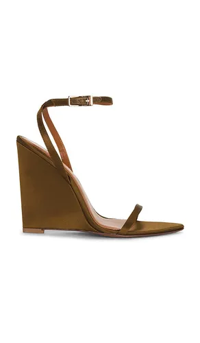 Nelly Wedge Sandal in Olive. - size 36.5 (also in 37, 37.5, 38, 39.5, 40) - retrofete - Modalova