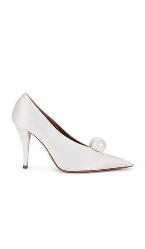 Corinna Satin Heel in White. - size 36.5 (also in 37, 37.5) - retrofete - Modalova