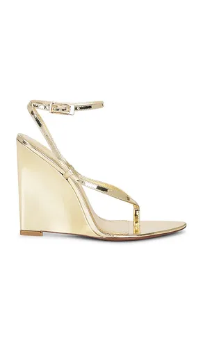Namby Wedge Sandal in Metallic Gold. - size 37.5 (also in 38, 38.5, 39.5, 40) - retrofete - Modalova