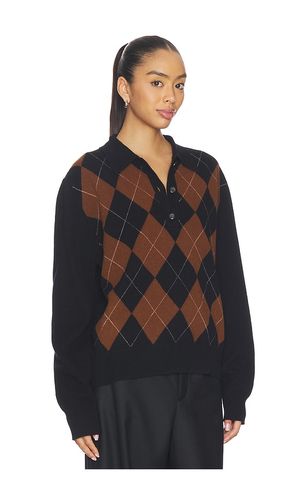 Compact Knitted Check Polo in . Taglia 34. Also in 36, 38 - Rohe - Modalova