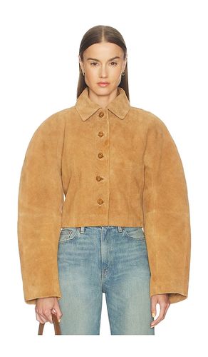 Rounded Textured Suede Jacket in . Taglia 38. Also in 40 - Rohe - Modalova