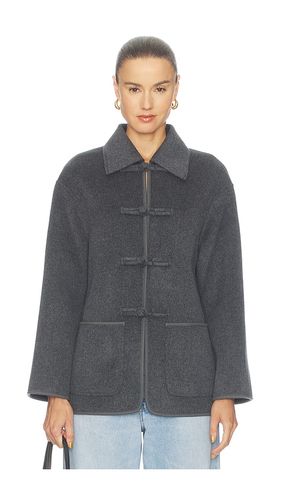 DOPPELSEITIGE WOLLJACKE MIT PANKOU-VERSCHLUSS DOUBLE-FACED WOOL PANKOU CLOSURE JACKET in . Größe 32. Also in 34, 36, 38 - Rohe - Modalova