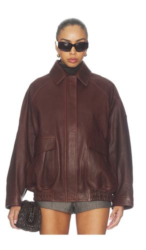 Grain Leather Aviator Jacket in . Größe 32. Also in 34, 36, 38 - Rohe - Modalova
