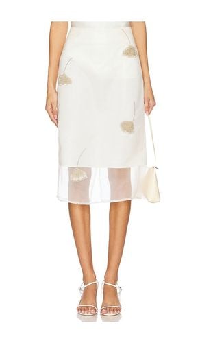 Embellished Tulip Organza Skirt in Ivory. - size 34/2 (also in 36/4, 38/6, 40/8) - Rohe - Modalova