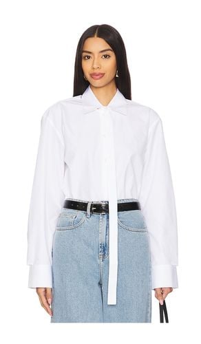 Deconstructed Cotton Shirt in White. - size 34/2 (also in 36/4, 38/6, 40/8, 42/10) - Rohe - Modalova