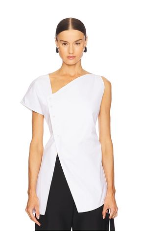 Asymmetrical Poplin Top in White. - size 36/4 (also in 38/6, 40/8) - Rohe - Modalova