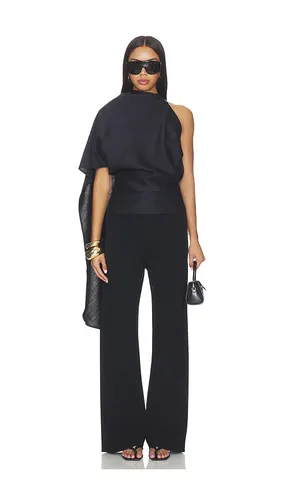 Draped Open Back Top in Black. - size 34 (also in 40) - Rohe - Modalova