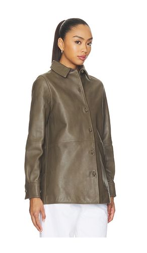 Leather Pankou Closure Overshirt in . Taglia 32. Also in 34, 36, 38, 40 - Rohe - Modalova