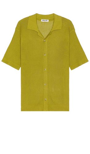 Bowler Grid Knit Shirt in Green. - size L (also in XL/1X) - ROLLA'S - Modalova