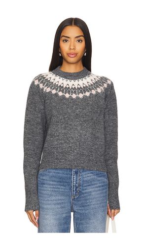 Fair Isle Sweater in Grey. - size L (also in M, S, XL, XS) - ROLLA'S - Modalova