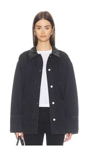 Denim Chore Jacket in Black. - size L (also in M, S, XS) - ROLLA'S - Modalova
