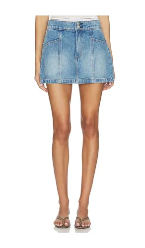S Relaxed Mini Skirt in Denim-Medium. - size 28 (also in 31) - ROLLA'S - Modalova