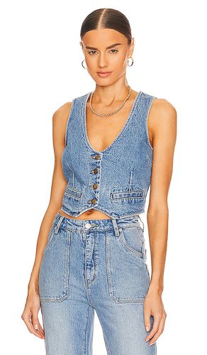 X Phoebe Tonkin Dallas Vest in Denim-Medium. - size L (also in M, S, XS) - ROLLA'S - Modalova