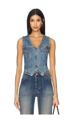 Morgan Vest in Denim-Medium. - size L (also in M, S) - ROLLA'S - Modalova