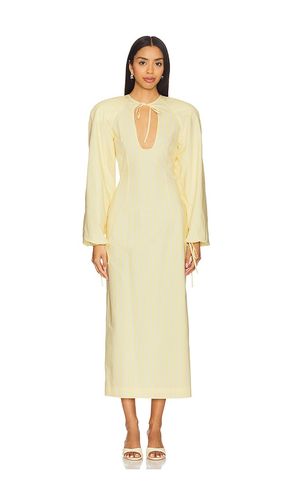 Keyhole Maxi Dress in Lemon. - size 34/0 (also in 36/2, 38/4) - Rowen Rose - Modalova