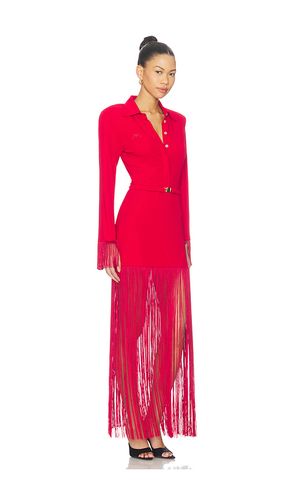 LANGÄRMLIGES JERSEYSTRICK-KLEID MIT POLOKRAGEN in . Größe L. Also in M, S, XS - Rowen Rose - Modalova