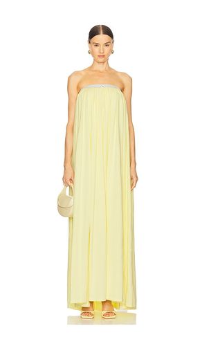 Strapless Maxi Dress in Lemon. - size 34/0 (also in 36/2) - Rowen Rose - Modalova