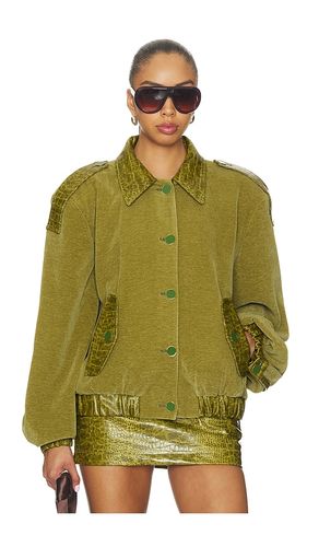Crop Bomber Jacket in . - size L (also in M, XS) - Rowen Rose - Modalova