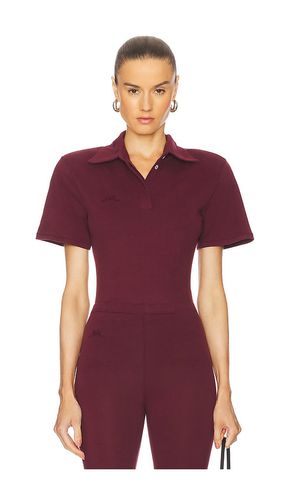 Polo Top in Wine. - size 34 (also in 36, 38) - Rowen Rose - Modalova