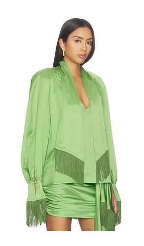 Long Sleeve Fringe Top in . Größe L. Also in M, S, XS - Rowen Rose - Modalova