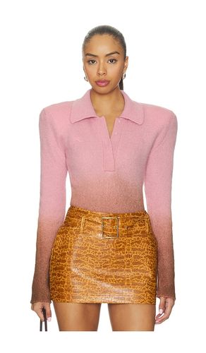 Long Sleeve Polo Top in . - size L (also in M, S, XS) - Rowen Rose - Modalova