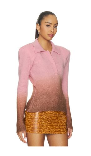 Long Sleeve Polo Top in . - size L (also in M, S, XS) - Rowen Rose - Modalova