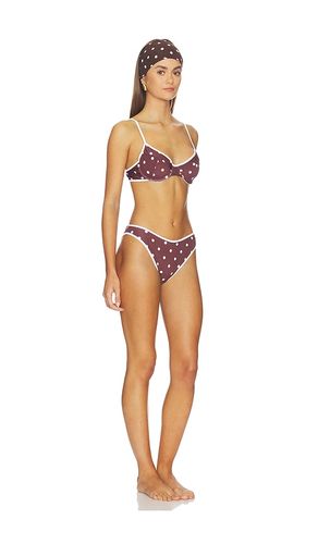 Bikini Printed Lycra in Brown. - size 38 (also in 40, 42) - Rowen Rose - Modalova