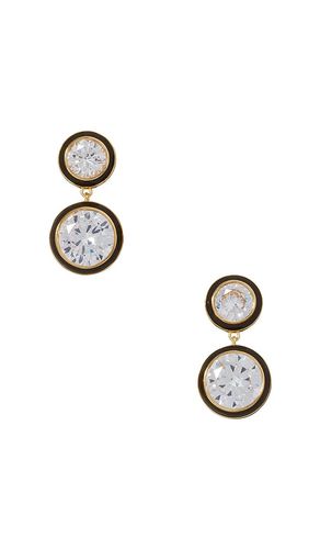 Cubic Double Drop Earrings in - Roxanne Assoulin - Modalova