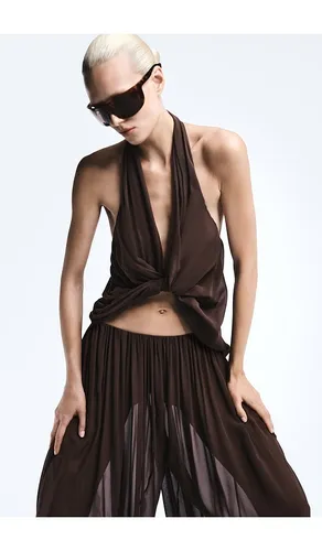 Adela Georgette Silk Top in . - size L (also in M, S, XL, XS) - REVOLVE LOS ANGELES - Modalova