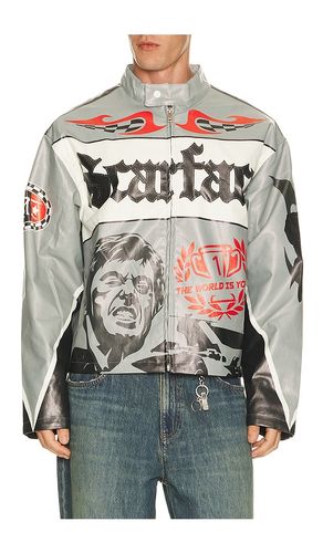 Scarface Moto Pu Jacket in . Taglia L. Also in M, S, XL/1X - REASON - Modalova