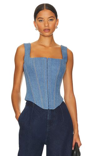 Denim Corset Top in . - size 36/S (also in 40/L) - Rozie Corsets - Modalova