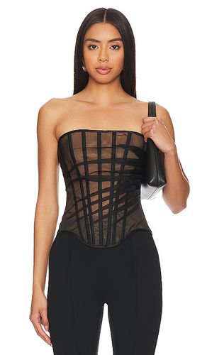 Draped Organza Corset Top in . - size 36/S (also in 38/M, 40/L) - Rozie Corsets - Modalova