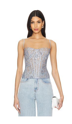 Lace Bustier Corset Top in Baby Blue. - size 36/S (also in 38/M, 40/L, 42/XL) - Rozie Corsets - Modalova