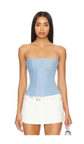 Bustier Corset Top in Blue. - size 36/S (also in 38/M, 40/L, 42/XL) - Rozie Corsets - Modalova