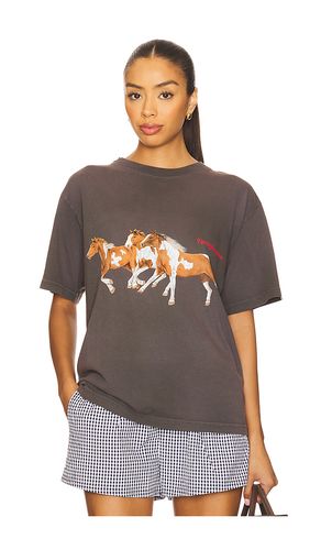 Wild Horses Tee in Brown. - size L (also in M, XL/1X) - Remington Stone - Modalova