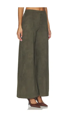 Suede Standard Wide Leg Pant in . - size S (also in XS, M) - Ripley Rader - Modalova