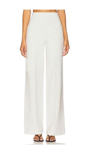 Ponte Knit Straight Leg Pant in Light Grey. - size L (also in M, S, XS) - Ripley Rader - Modalova
