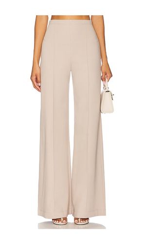 Ponte Knit Wide Leg Pant in Beige. - size L (also in M, S, XS) - Ripley Rader - Modalova