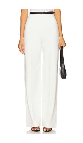 Ponte Knit Straight Leg Pant in Ivory. - size L (also in M, S, XS) - Ripley Rader - Modalova
