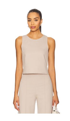 Ponte Knit Tank Top in Beige. - size L (also in M, S, XS) - Ripley Rader - Modalova