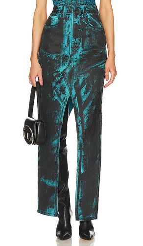 Slit Denim Maxi Skirt in Teal. - size 25 (also in 26) - RTA - Modalova