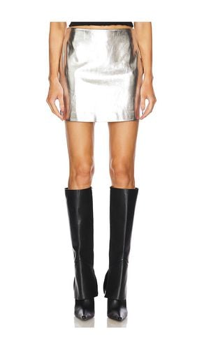 Yvette Mini Skirt in Metallic . - size S (also in XS, XXS) - RTA - Modalova