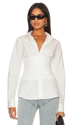 Camisa con corsé de popelina en color talla 4 en - White. Talla 4 (también en 8) - RTA - Modalova