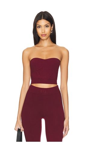 Nour Bandeau Top in Burgundy. - size L (also in M, S) - RTA - Modalova